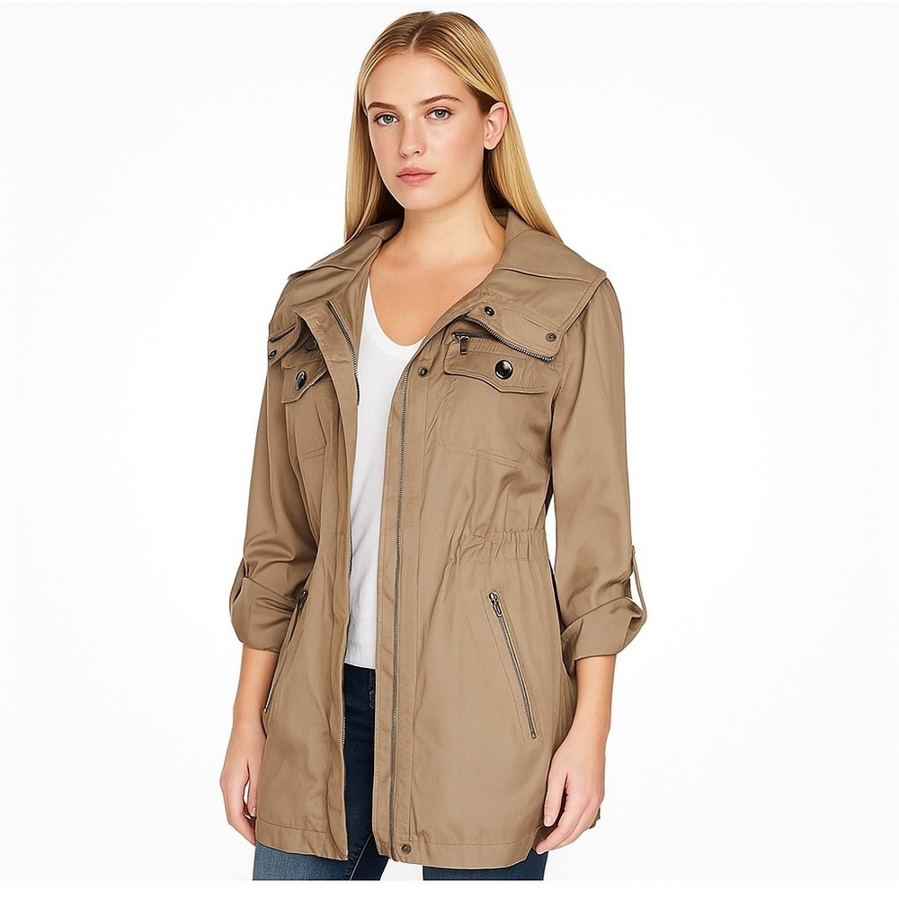 Relativity Brown Trench Jacket Small